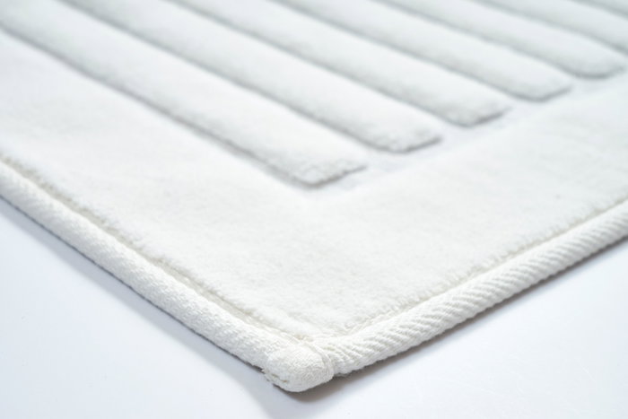 Mijölnir Juego de Alfombrillas de Baño de Algodón 100% Crema